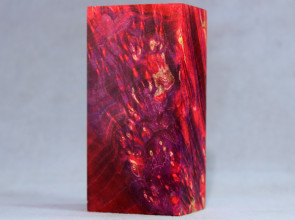 Stabilized Maple Burl Wood Mod Block